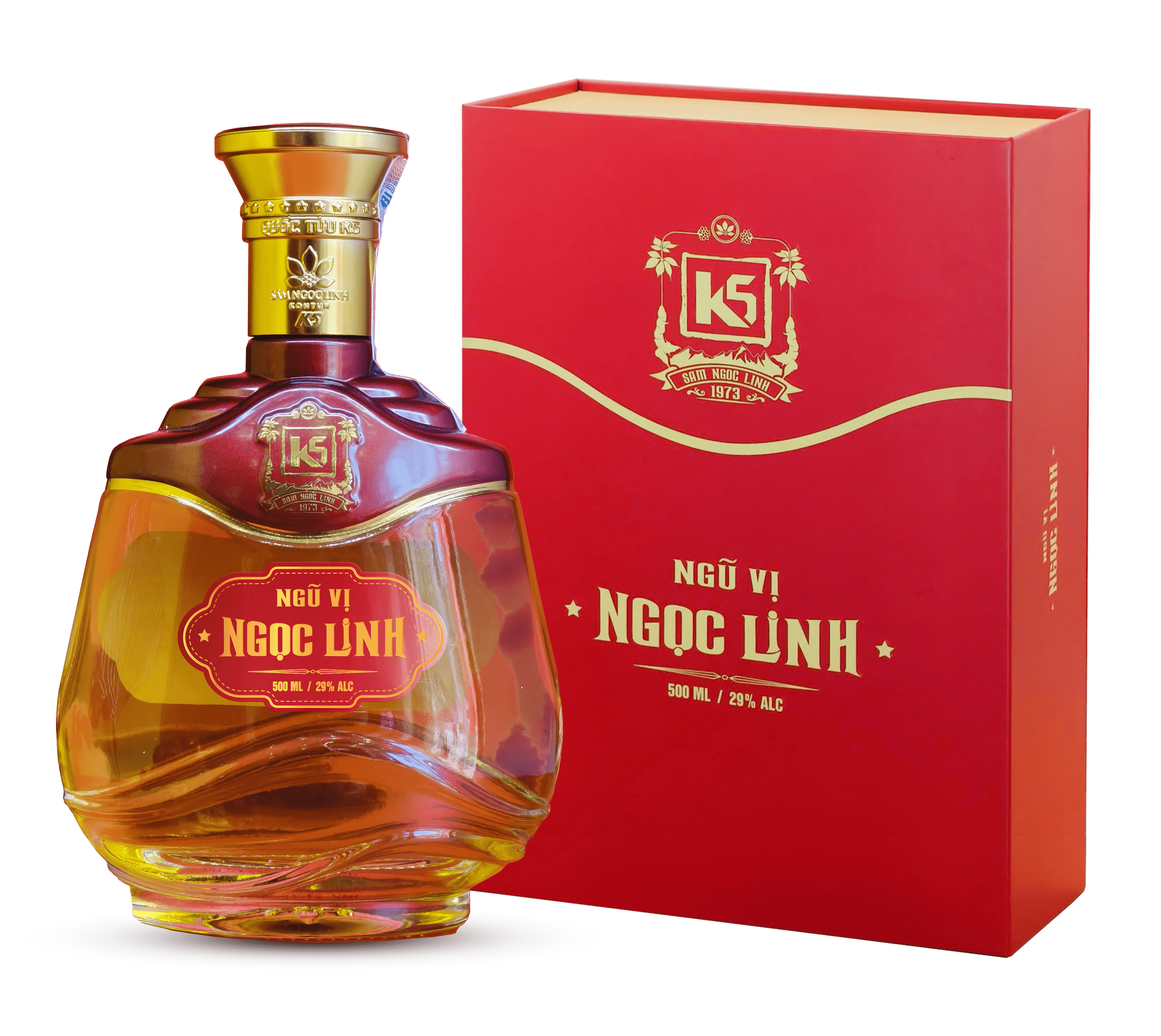 Rượu Sâm Ngọc Linh K5 Ngũ Vị - ảnh 2
