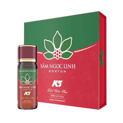 TPBVSK Dịch Chiết Sâm Ngọc Linh K5 – 50ml – 10 Chai/Hộp
