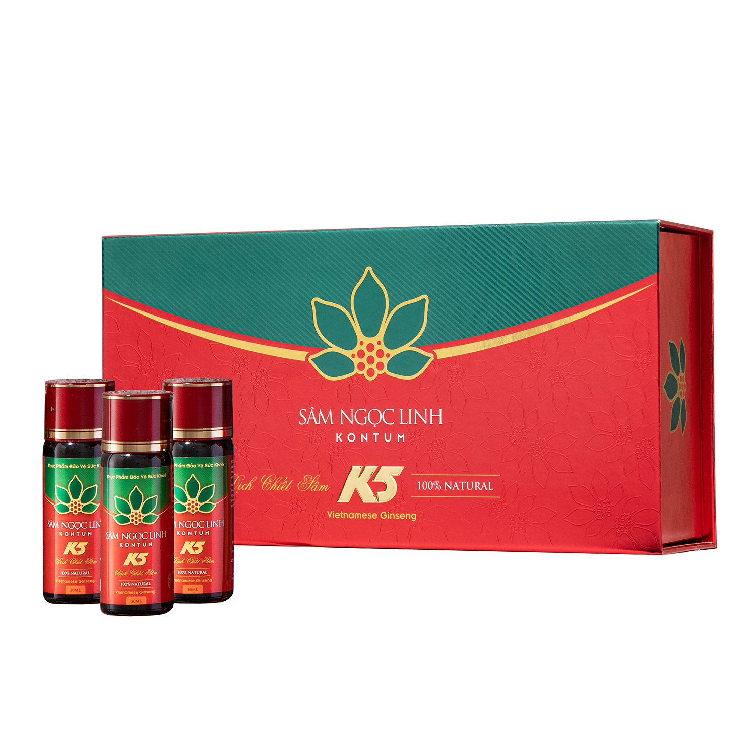 TPBVSK Dịch Chiết Sâm Ngọc Linh K5 – 50ml – 5 Chai/Hộp - ảnh 3