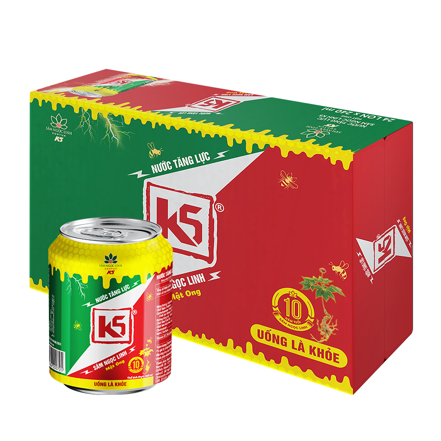 TPBS Nước Tăng Lực Sâm Ngọc Linh K5