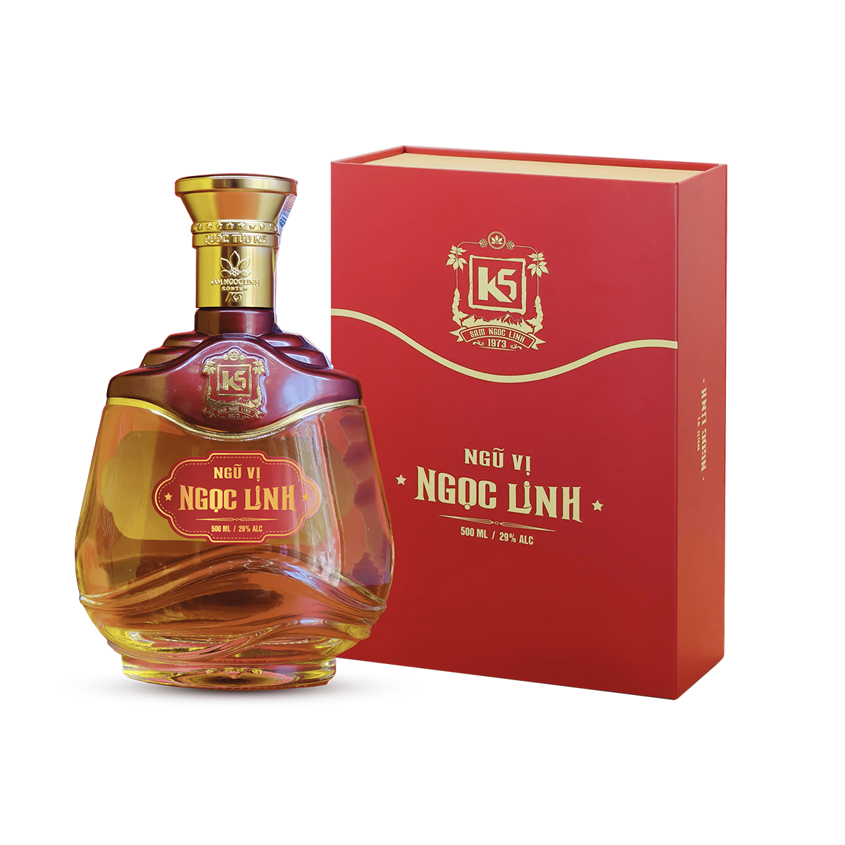 Rượu Sâm Ngọc Linh K5 Ngũ Vị