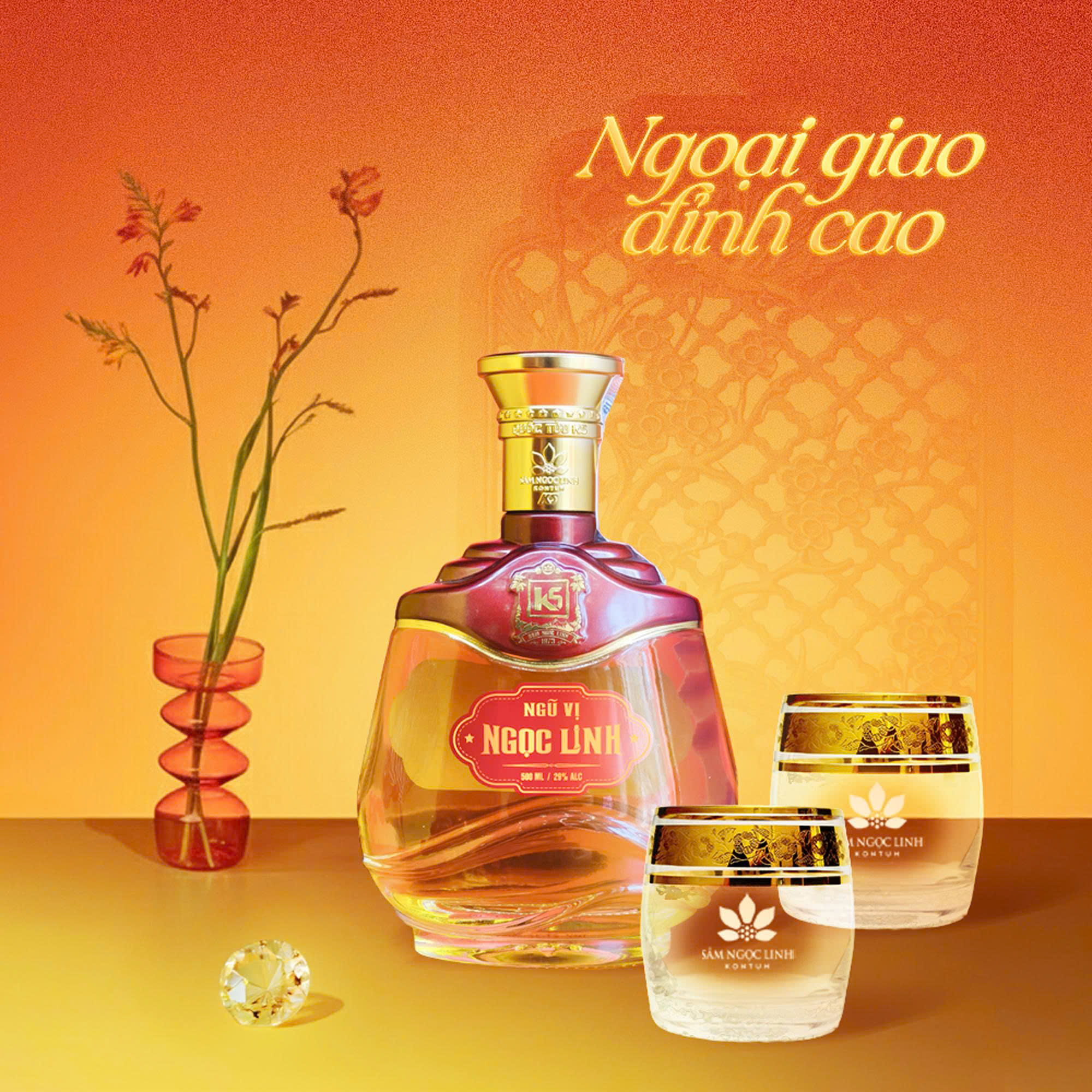 Rượu Sâm Ngọc Linh K5 Ngũ Vị - ảnh 3